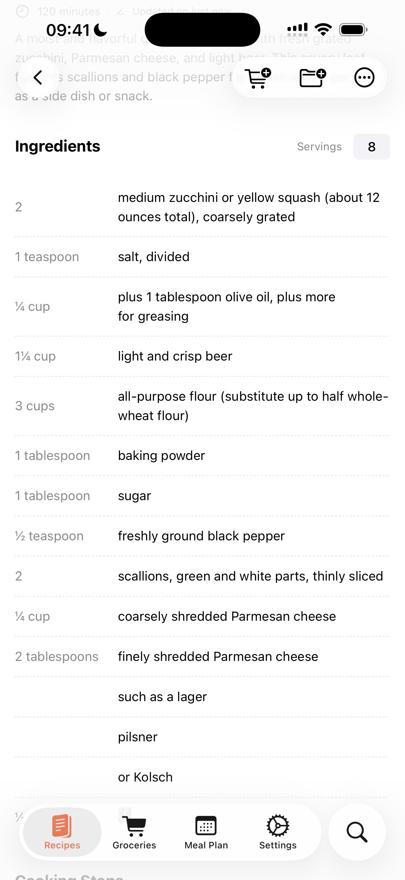 Recipe details