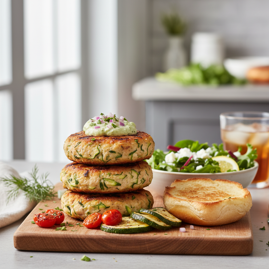 Chicken Zucchini Burgers