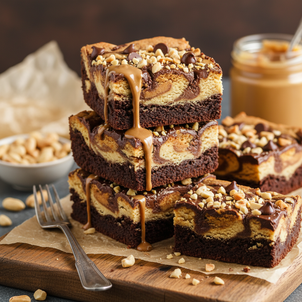 Peanut Butter Brookies