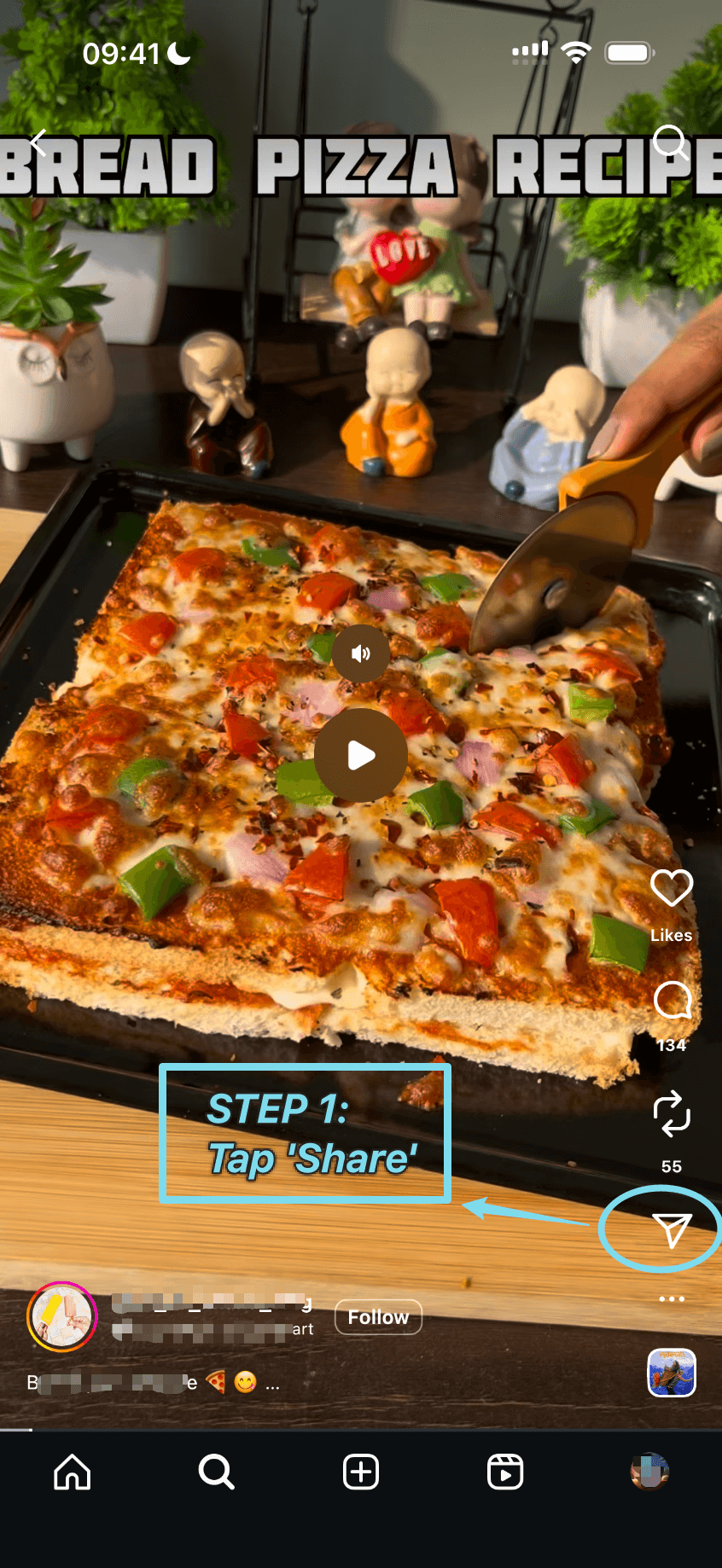 Start Sharing - Step 1