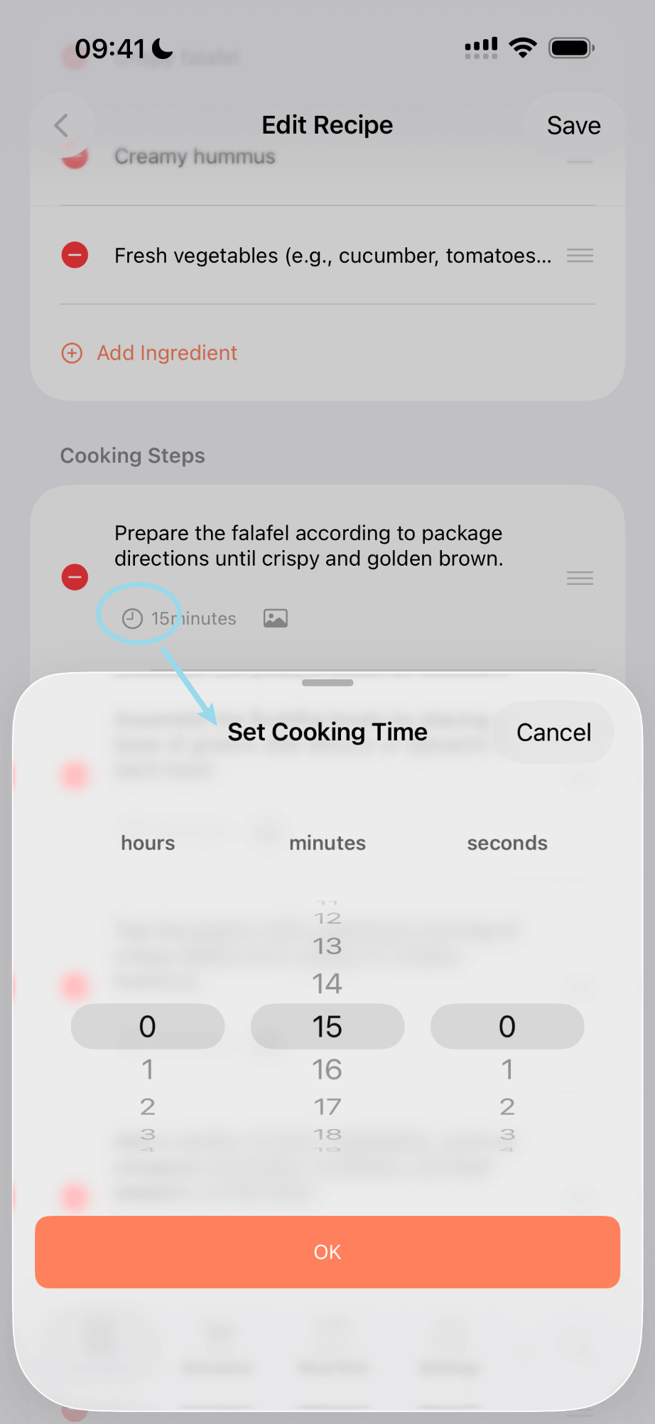 Edit Cooking Steps - Step 4