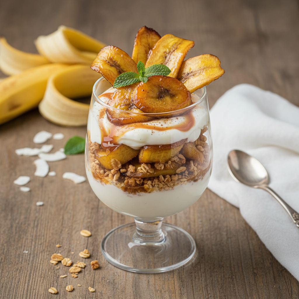 Caramelized Plantain Parfait