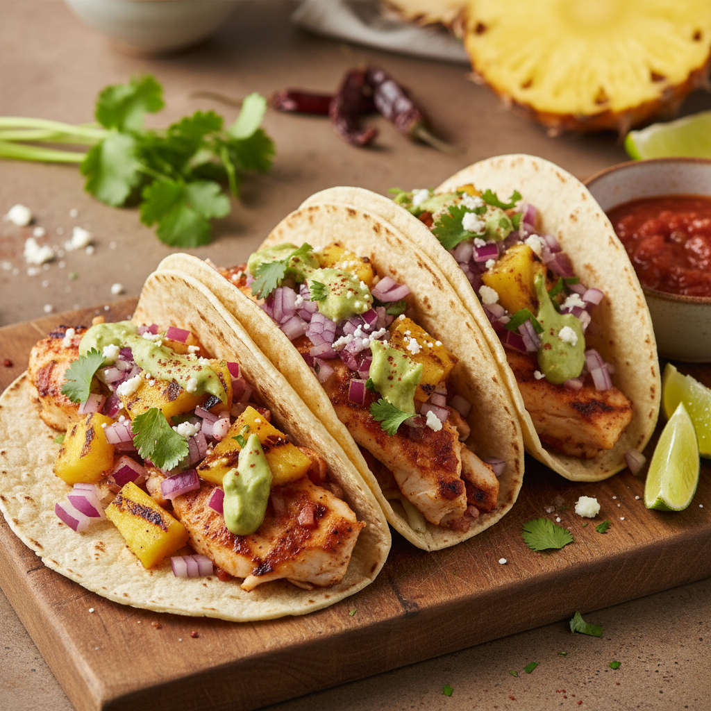 Fish Tacos al Pastor