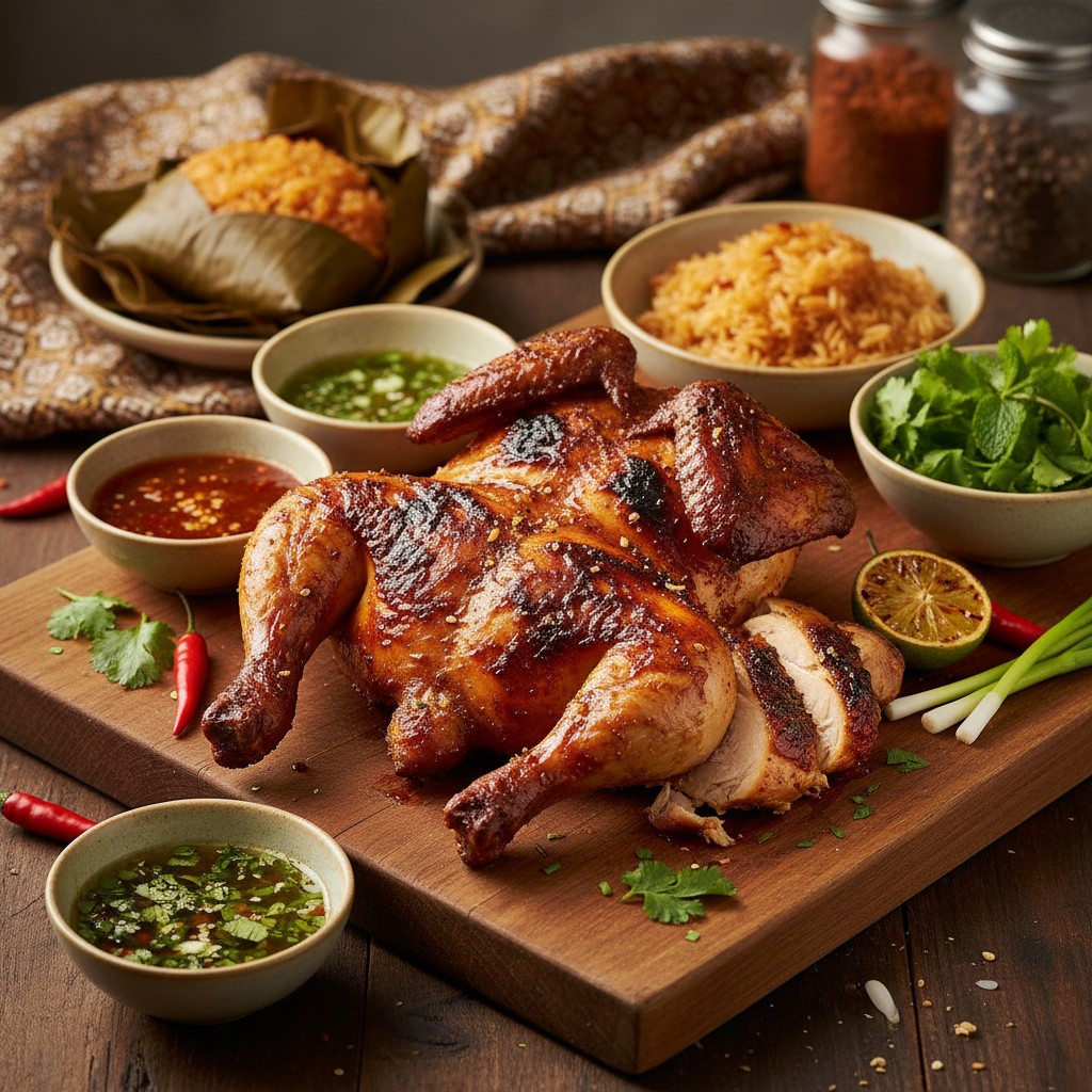 Thai Muslim–Style Grilled Chicken